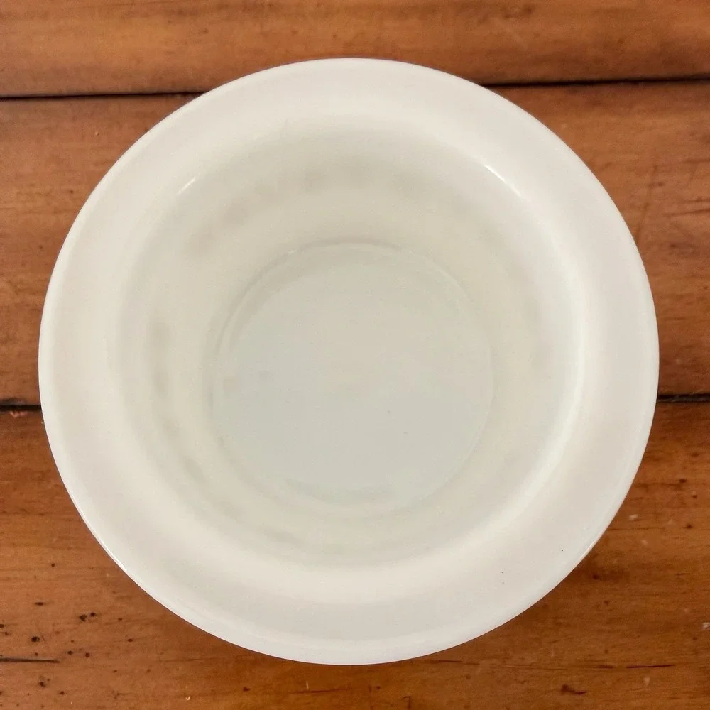 Vintage Pyrex #75 Butterfly Gold Butter Tub Keeper MCM Milk Glass Retro 1970s‎